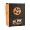 THE INKED ARMY - Ink Caps - Wide Base - Orange - Ø 11 mm - 1000 pc/pack