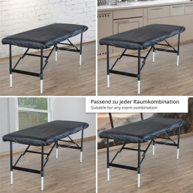 Behandlungsstuhl Cover - Schwarz - 210 cm x 90 cm - 10 Stk./Pack
