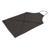 STANDARD - PE apron - 80 cm x 130 cm - black - 50 pcs/pack