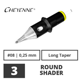 CHEYENNE - Safety Cartridges - 3 Round Shader - 0,25