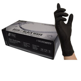 NITRAS - Nitril - Examination gloves - Black Wave