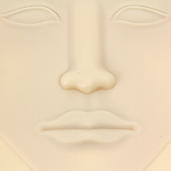 Gesichtskonturen - 14,5 cm x 16 cm