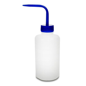 Spritzflasche transparent - Verschluss blau - 250 ml