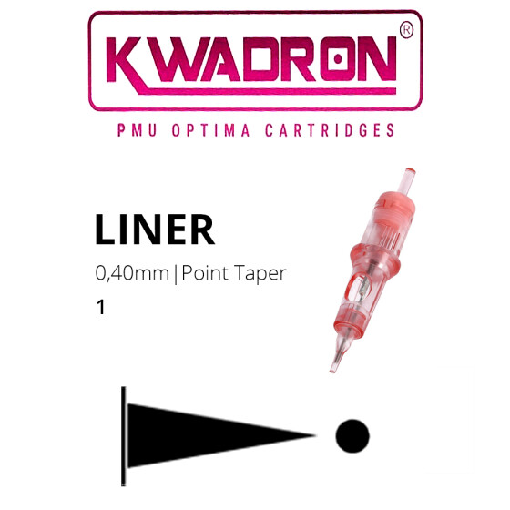 KWADRON - PMU Optima Cartridges - 1 Round Liner - 0,40 PT-T