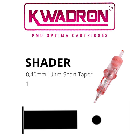 KWADRON - PMU Optima Cartridges - 1 Round Shader - 0,40 UT