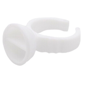 Ring Ink Cup - 2 chambers - White 12 mm
