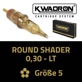 KWADRON - Needle Cartridges - Round Shader - 0,30 LT Size 5