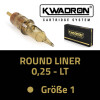 KWADRON - Needle Cartridges - 1 Round Liner - 0,25 LT