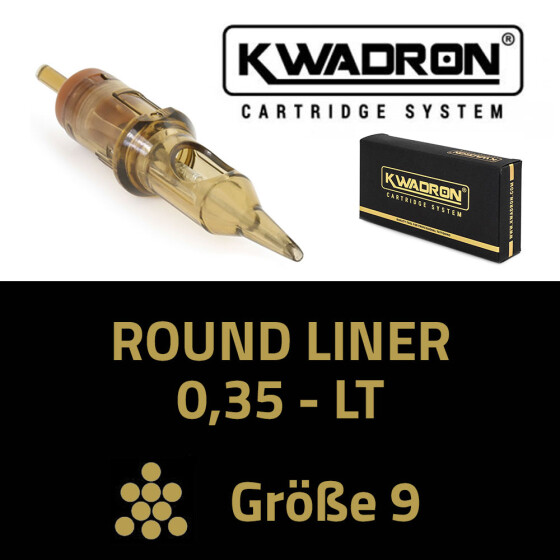 KWADRON - Needle Cartridges - 9 Round Liner - 0,35 LT