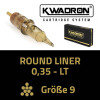 KWADRON - Needle Cartridges - Round Liner - 0,35 LT Size 9