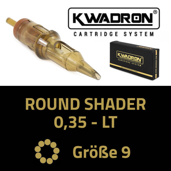KWADRON - Needle Cartridges - 9 Round Shader - 0,35 LT