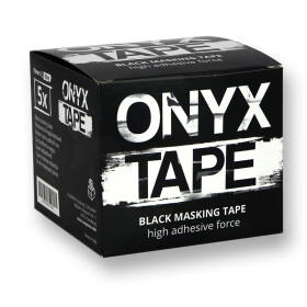 ONYX - MaskingTape - 19 mm x 50 m - schwarz - 5 Stück/Pack