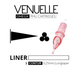 Venuelle - Omega PMU Cartridges - 3 Contur Round Liner...