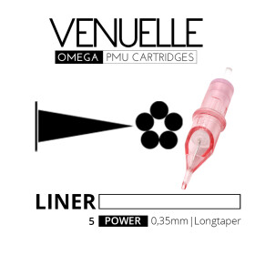 Venuelle - Omega PMU Cartridges - 5 Power Round Liner 0,35 LT