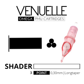 Venuelle - Omega PMU Cartridges - 3 Point Round Shader 0,30 LT