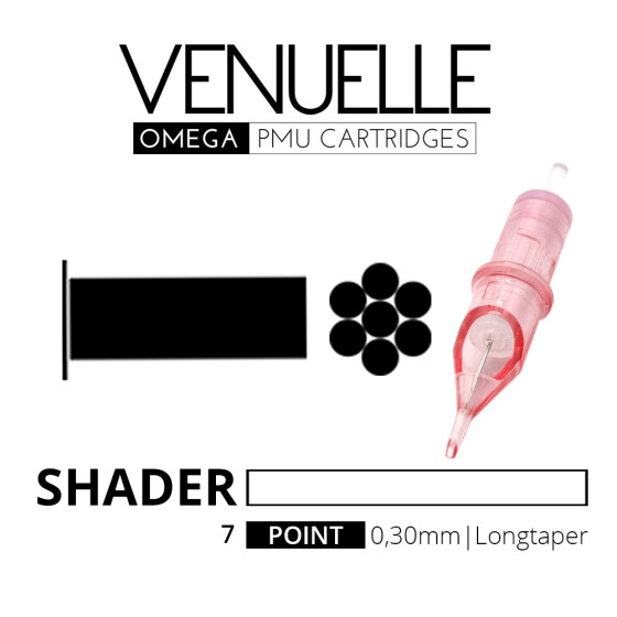 Venuelle - Omega PMU Cartridges - Point Round Shader 0,30 LT 7
