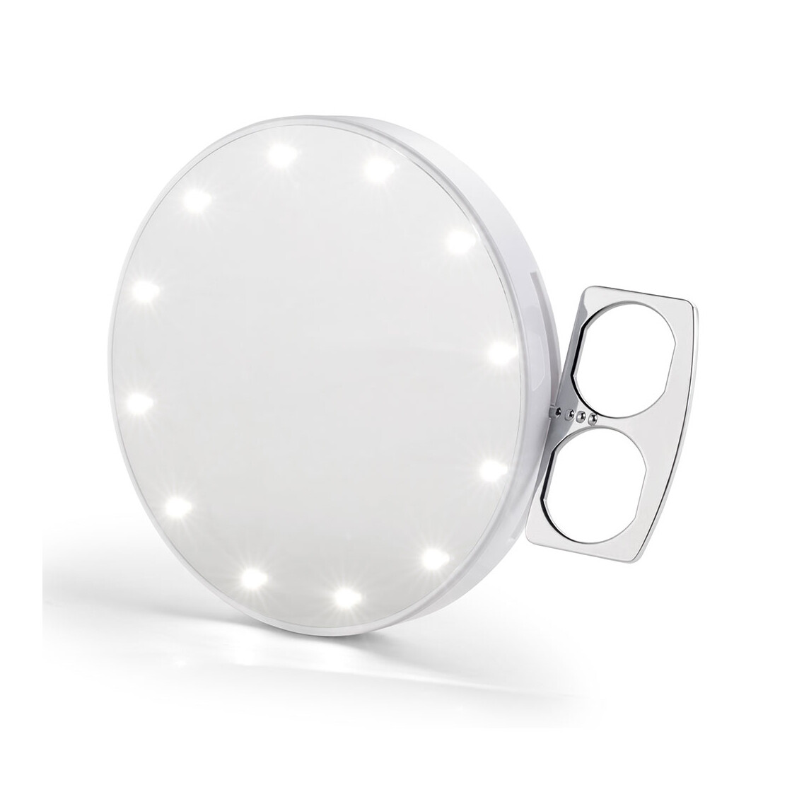 RIKI SKINNY SUPER FINE 5x LED Makeup Spiegel mit Tragehalterung