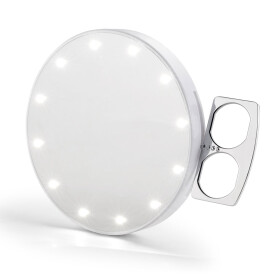 RIKI SKINNY - SUPER FINE 5x - LED Makeup mirror with...