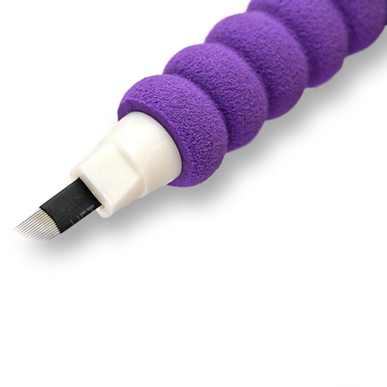 POPU - Microblading Pen mit Nadel - Foam - 0,18 mm - Flat