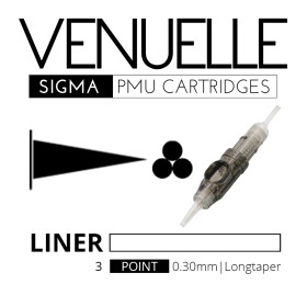 VENUELLE - Sigma PMU Cartridges - 3 Point Round Liner...