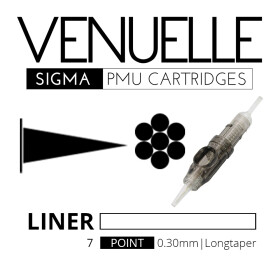 VENUELLE - Sigma PMU Cartridges - 7 Point Round Liner 0,30 mm LT
