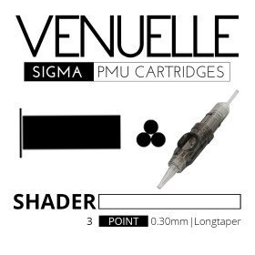 VENUELLE - Sigma Cartridges - 3 Point Round Shader 0,30 mm LT