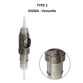 VENUELLE - Sigma PMU Cartridges - 7 Point Round Shader 0,30 mm LT