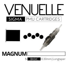 VENUELLE - Sigma PMU Cartridges - 5 Basic Round Magnum 0,30 mm LT