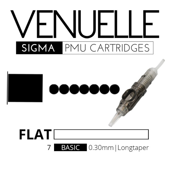 VENUELLE - Sigma PMU Cartridges - 7 Basic Flat 0,30 mm LT
