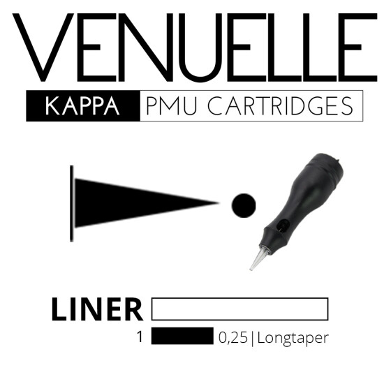 VENUELLE - Kappa Cartridges - 1 Round Liner  0,25