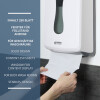 CONPROTA - BUNDLE - Folded Towels Dispenser white with 15 pack folded towels white