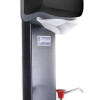 CONPROTA - Multifunctional station with towel dispenser black, washing paste holder and trash bag holder
