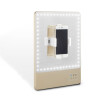 RIKI SKINNY - LED Makeup Spiegel mit Bluetooth - Selfie Funktion 5-fach Champagne Gold