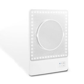 RIKI SKINNY - LED Makeup Mirror with Bluetooth - Selfie Function 10 x White