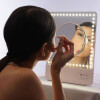 RIKI SKINNY - LED Makeup Spiegel mit Bluetooth - Selfie Funktion 10-fach Weiß