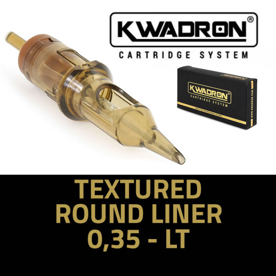 KWADRON - Tattoo Cartridges - Textured Round Liner - 0,35 LT