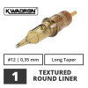 KWADRON - Nadelmodule - 1 Textured Round Liner - 0,35 LT