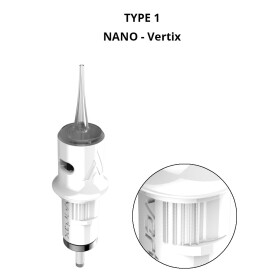 VERTIX - Nano PMU Cartridges - Round Shader - MT - 0,25 mm