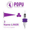 POPU - Omni PMU Cartridges - 3 Nano Liner - 0,20 LT - 20 pcs