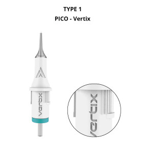 VERTIX - Pico PMU Membrane Cartridges - 1 Round Liner 0,33 mm MT