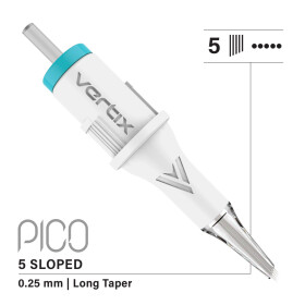 VERTIX - Pico PMU Membrane Cartridges - 5 Sloped 0,25 mm LT