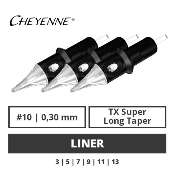 CHEYENNE - Safety Cartridges - Liner - TX - 0,30 LT - 20 Stück