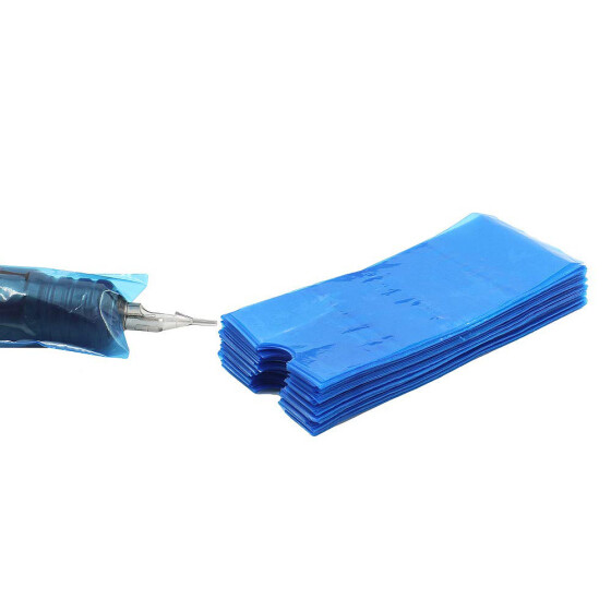 Pen Machine Bags - 4,5 cm x 15 cm 100 Stück - Blau