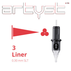 ARTYST by Cheyenne - Basic PMU Cartridges - 3 Liner - 0,30 mm LT - 20 pcs/pack