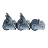 SOLENI - Product accessories - Special rollers set (4 pcs. with brake / 2 pcs. without brake)