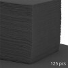 Arbeitsplatzabdeckung - Patientenservietten - 500 Stück - 33 cm x 45 cm - Farbe Schwarz