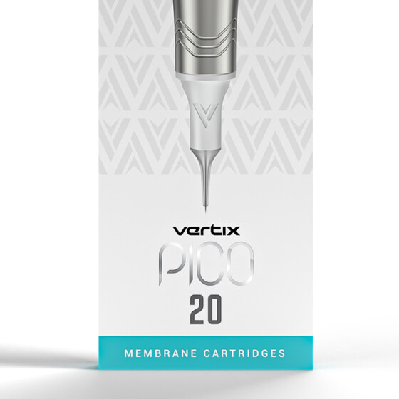 VERTIX - Pico PMU Membrane Cartridges - 9 Curved Magnum 0,25 mm LT  