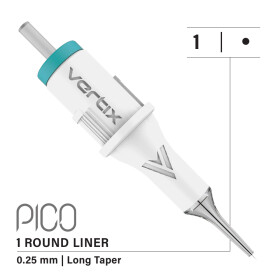 VERTIX - Pico PMU Membrane Cartridges - 1 Round Liner 0,25 mm LT
