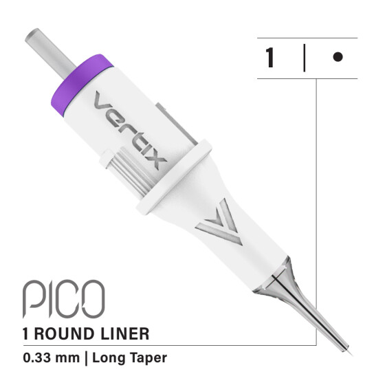 VERTIX - Pico PMU Membrane Cartridges - 1 Round Liner 0,33 mm LT