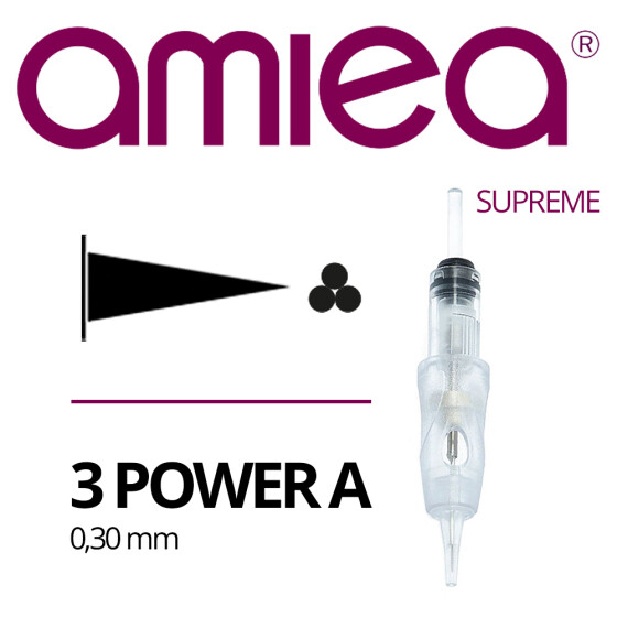 AMIEA - Cartridges - Supreme - 3 Power - 0,30 mm - 15 Stk/Pack